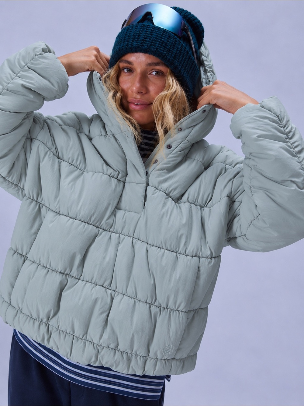 Free People Polly Puffer Pullover.